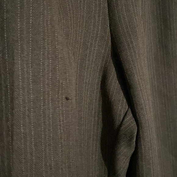Alfred Dunner Brown Pinstripe Dress Pants - Picture 2 of 4